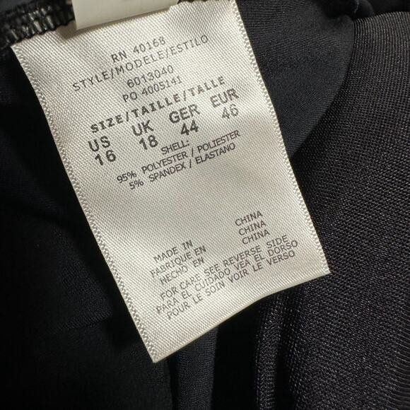 Magicsuit NWT Alex Side-tie Underwire Tankini Top Black Blue Shimmer Size 16 - Picture 8 of 11